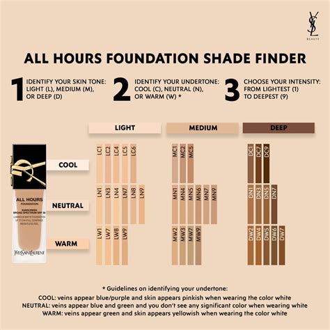 shade ysl|All Hours Shade Finder .